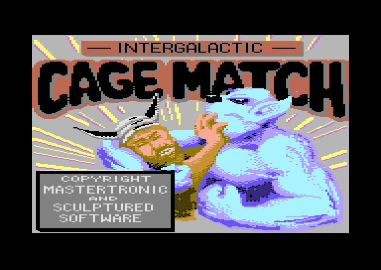 Game Review: Cage Match (Commodore 64, Entertainment USA ...