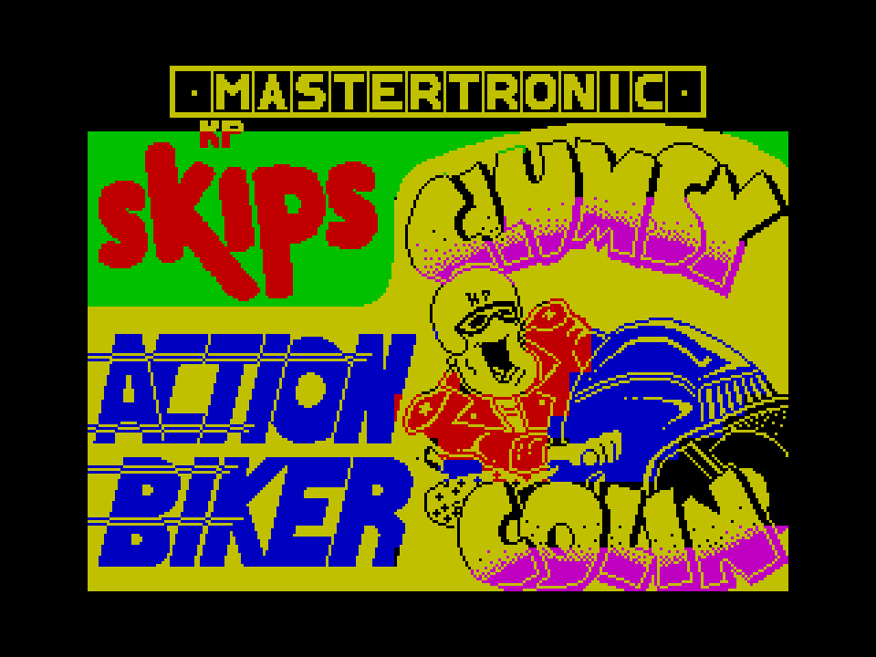 Game Review: Action Biker (ZX Spectrum, Mastertronic